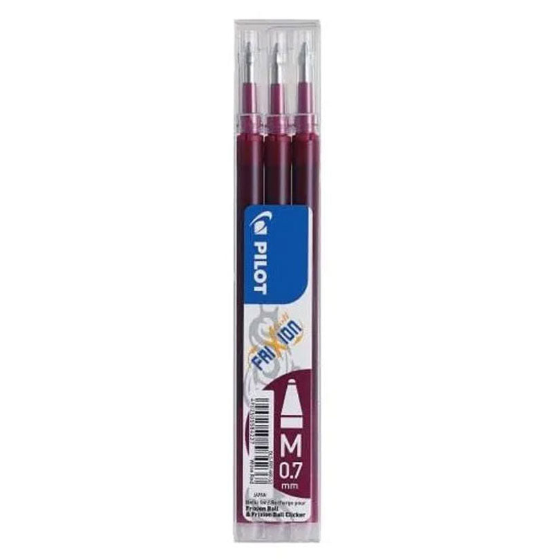MINA ROLLER 0.7MM PURPLE 3/SET FRIXION PILOT MINA ROLLER 0.7MM PURPLE 3/SET FRIXION PILOT